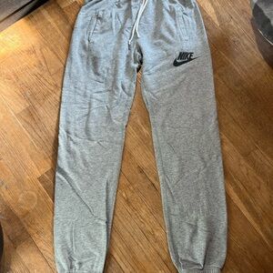 Nike Mens Light Gray Sweatpants